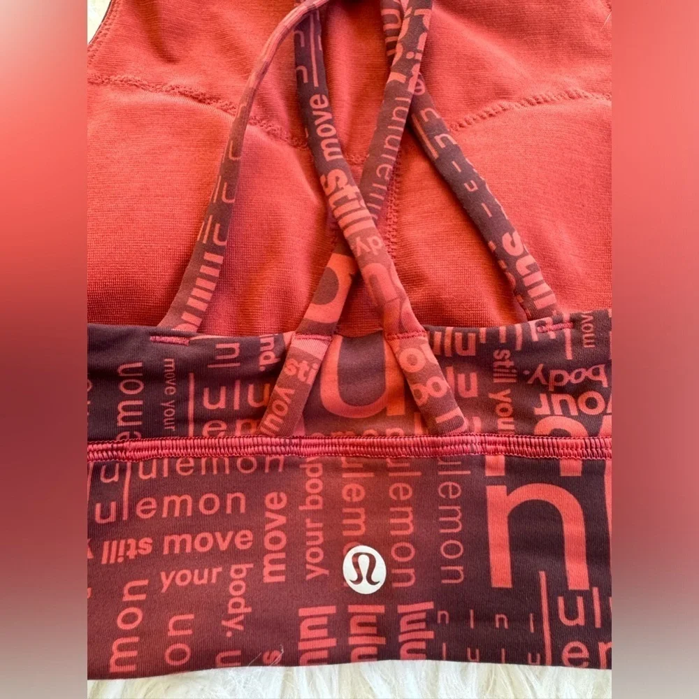 Lululemon Energy High-Neck Longline Bra *Medium Support, B-D Cups Women’s Size 2